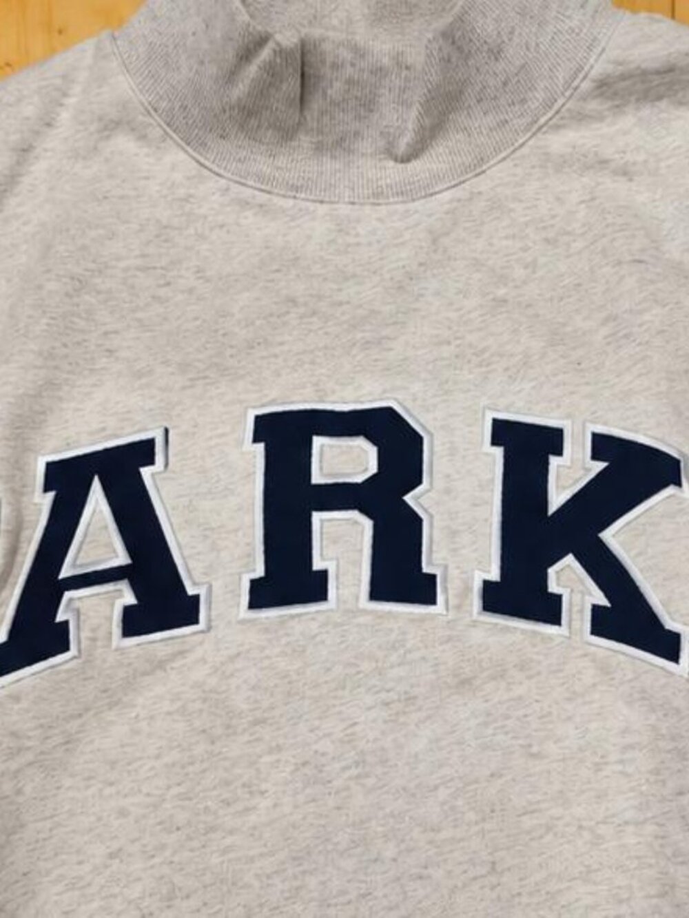 Soft & Durable PARK NYC Logo Sweatshirt in Heather Gray - Picture 3 of 4